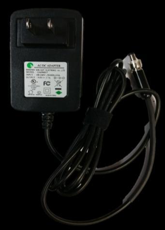 at 50/60Hz-0.8A. A 1.2 meter (4 foot) power cord supplies 9V DC 1.