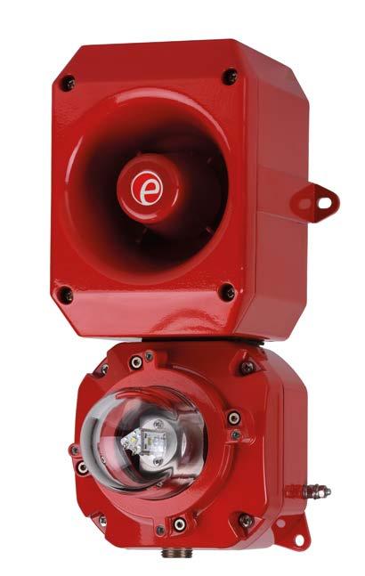 The integrated LED or Xenon beacon can be linked internally to the alarm horn minimizing cabling and installation time.