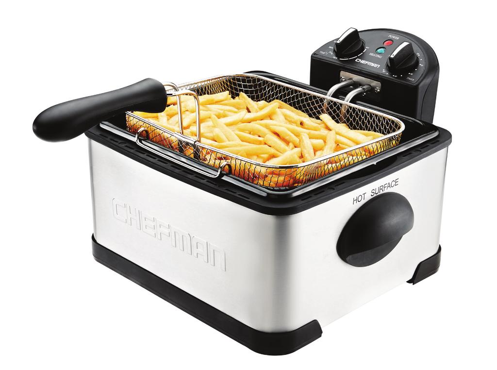 JUMBO SIZE DEEP FRYER USER GUIDE Now that you have purchased a Chefman product you can rest assured in the knowledge that as well as your 1-year parts and labor warranty you have the added peace of