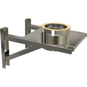 ADJUSTABLE BASE SUPPORT 80-280MM Code:02-***-063 Used for external systems supporting up to 20metres of flue. Incorporates a 200mm flue length.