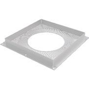 Code:02-***-070 WHITE VENTILATED FIRESTOP PLATE Code:02-***-073 Used when penetrating a ceiling or floor in a domestic
