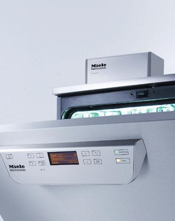 Systematic approach to ensuring a perfect workflow Irrespective of the layout of your kitchen, Miele is able to integrate its dishwashers into a workflow aimed at maximising efficiency.