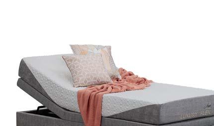 Single, UltraFlex Supreme Adjustable Bed Adjustable bed that is innovative and modern. Wired remote.