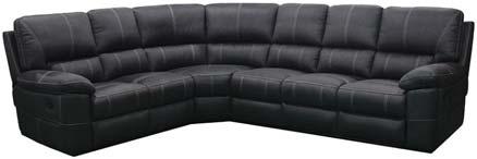 steel Emmerson Lounge Suite Plush arms and soft seats are sure to