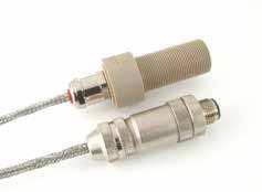 M18x1 SW22 Ø25 Inductive High-temperature Sensors Series - 250 Housing M 18 x 1 with sealing screw For connection to the evaluation unit ISA-.