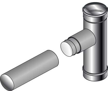 Note: The damper assembly must be located with its damper blade vertical and left in the closed position. The manifold tube is to be sealed and secured (as described below) to the damper assembly. 2.