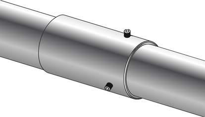Enter the fitting into the tube using a slight rotating movement to spread the jointing compound uniformly until a penetration of 75mm (3in) is achieved.