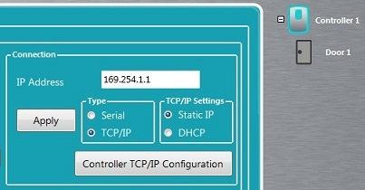 11. Select TCP/IP Select Type: as TCP/IP 12. Select TCP/IP Select TCP/IP Settings as Static IP 12. Ip Address Enter Ip Address: 169.254.1.1 12. Apply Click Apply.