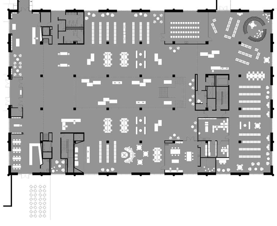 first floor plan n link W meeting after hours zone M self-check
