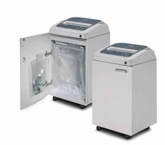Keep your finger on the Forward control for 5 seconds and transparent material needs to be shredded Kobra 245 TS Kobra 2 TS Touch Screen Office shredder Touch Screen Office shredder Available in 6