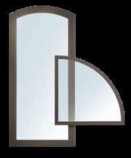 PICTURE & SPECIALTY WINDOWS Arch, Springline, half circle, quarter circle, full circle, and rectangle shapes are available to complement your home s architecture.
