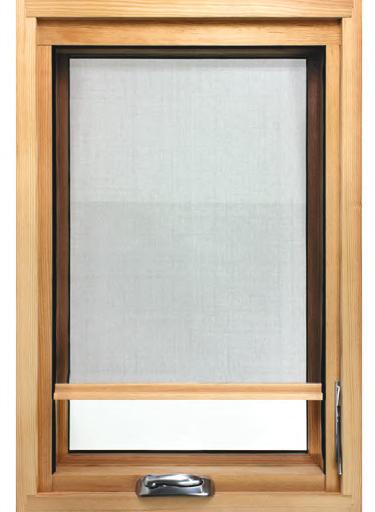 the exterior of the window by concealing the accessory groove of the metal