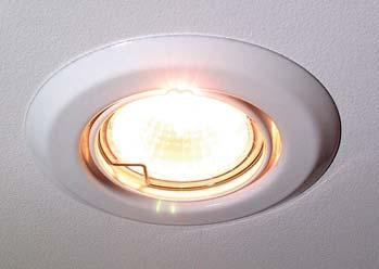 If you fit recessed ceiling lights such as downlighters, the lights themselves must be of the sealed type, or have a hood or box fitted over them to maintain the sealed ceiling.