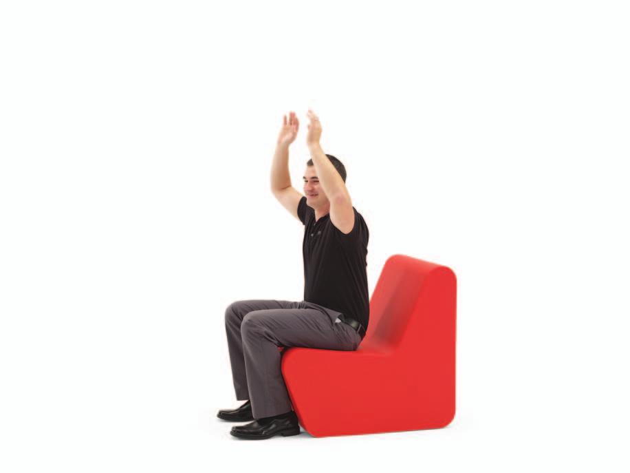 Supportive Stable, secure seating for comfortable support without a sinking feeling.
