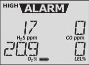 Refer to Factory Gas Alarm Setpoints.