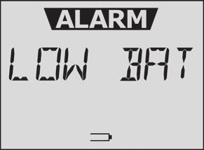 Technical Reference Guide Multi-Gas Alarm Alarm Screen Alarm Screen Sequence alternating low and high alarm siren and flash L and gas bars flash Vibrator alarm activates Over Limit (OL) Alarm Fast