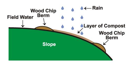 Other Erosion Control Methods Woodchips and compost low cost method to help