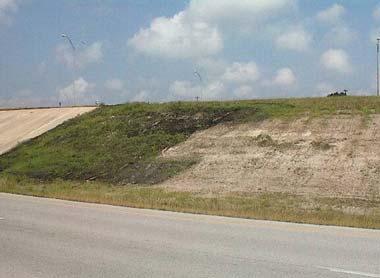 Left alone, the erosion would be expensive to repair (After) TxDOT smoothed