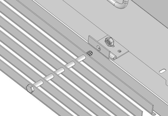 Re-install glass frame assembly. Shown in closed position Shown in partial open position Figure 30a GRILL SET (sold separately) INSTALLATION A.
