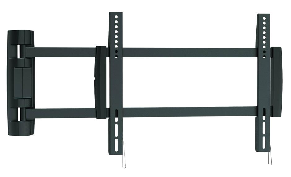 VESA: 400x400 23-42 full motion LCD/plasma wall mount bracket Swivel: 90 Max.