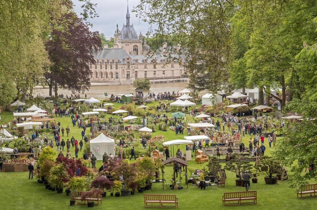 Floral treats with continental flair Keen gardeners will need to take only a short hop by train, car, bus or plane to reach flower shows which more than rival the great UK events.