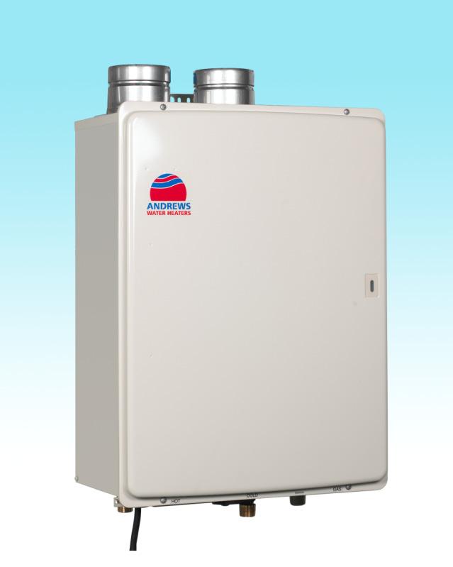 High efficiency condensing gas fired water heaters FASTflo Plus