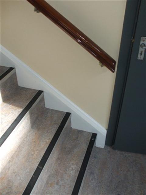 Dunlop Oriel House Main Stairs Ground Floor to 1st Floor: The handrails
