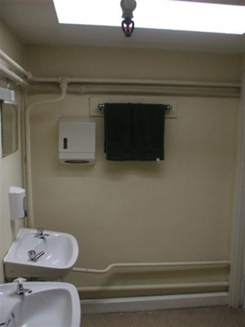 Generic Dunlop Oriel House Toilets: The paper towels are 
