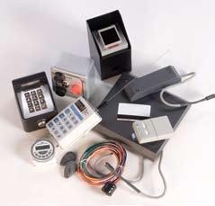 These standalone or PC-controlled devices include radios, key pads, card readers, bar code readers and telephone entry.