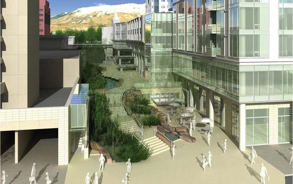 RETAIL: City Creek Center is designed to promote urban living and sustainable design.