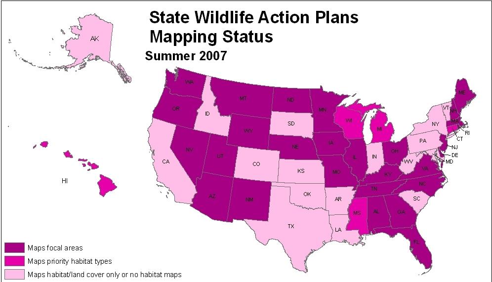 Habitat Conservation: Mapping is Key 56% of