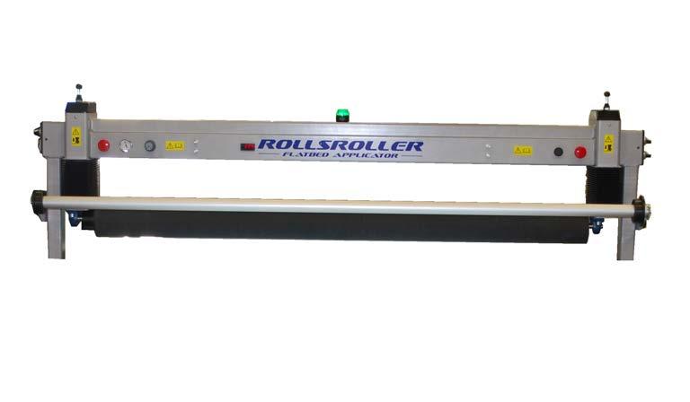The heated roller reduces the appearance of micro bubbles (silvering) upon application of laminate which means faster delivery