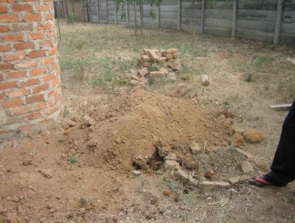 The pit contents were covered on 14 th May and excavated on 12 th July, about 2 months after the pit contents were covered