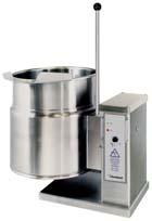 STEAM JACKETED KETTLES (SUFFIX QS = QUICK SHIP, EX = EXPRESS SHIP) Electric & Gas Table Top Kettles 50 PSI (3.