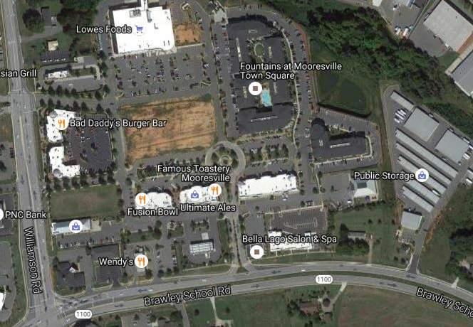 Mooresville Town Square Williamson Road Available Outparcel LOCATION Mooresville Town Square is located along Brawley School Road and Williamson Road in Mooresville, NC.