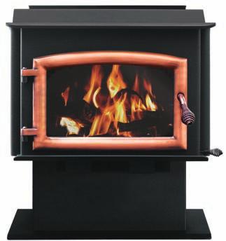 A single air control regulates the fire while the air wash system helps keep the view of the fire clear.