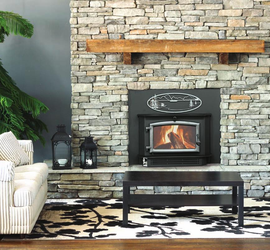Model 1500 insert & freestanding, catalytic The Model 1500 is a mid-size catalytic woodstove which can be used freestanding or as a fireplace insert.