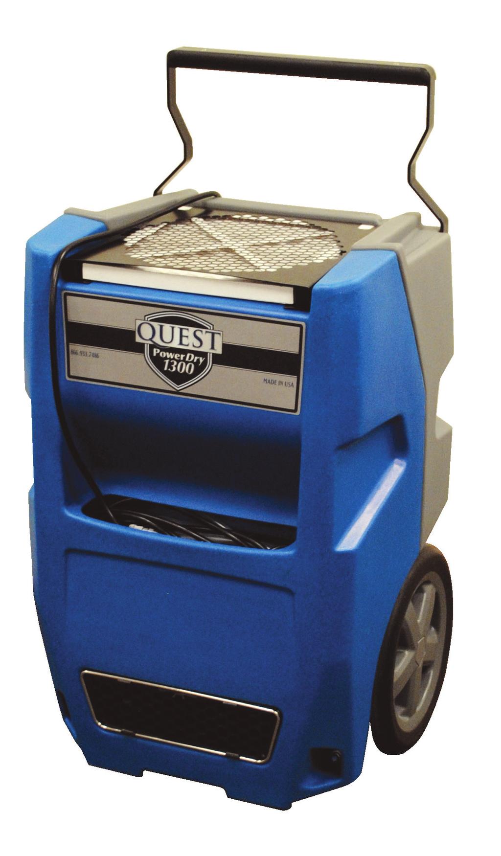 DRY 150 Quest PowerDry 1300 Read and Save These Instructions This manual is provided to acquaint you with the dehumidifier so that installation,