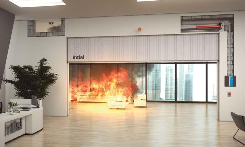 Active Fire Curtains Simplicity is not something simple intisi 7 Active Fire Curtain Performance ISF Gravity Fail Safe Technology