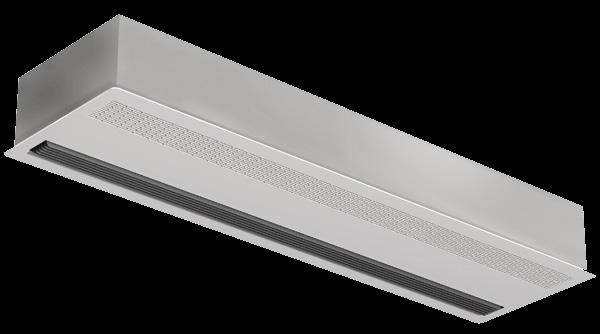 SWR / SER built-in hot water / electrical air curtain Solution for comfort and savings for false ceilings TECHNICAL SPECIFICATIONS Built in hot water curtain SWR (connection 1/2 female left-hand) SWR