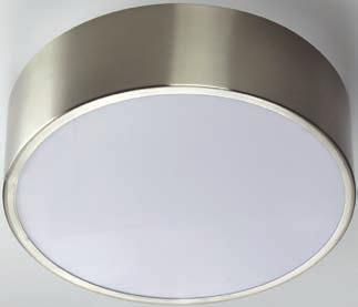 INDOOR LIGHTING Available in LED & Incandescent Direct/Indirect Light Ceiling Mount Only 3 Mounting