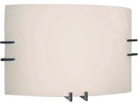 INDOOR LIGHTING Available in LED Brushed Nickel Frame Frosted Glass Diffuser Wall Mount Only UL Listed for Damp Locations Standard Pack QTY: 4