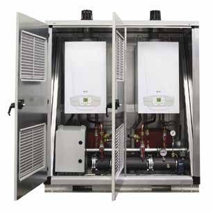 High output condensing systems Modular heating system for Luna Duo-tec MP/MP+ (GMC+) Technical pages 23 The modular generators GMC+ consist of wall hung condensing boilers of the Luna Duo-tec MP (or
