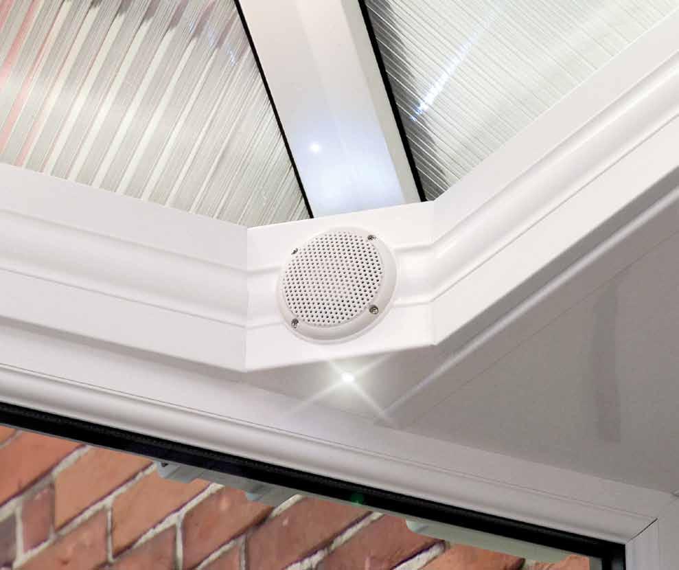 Optional features Personalise your dream conservatory with our range of accessories and