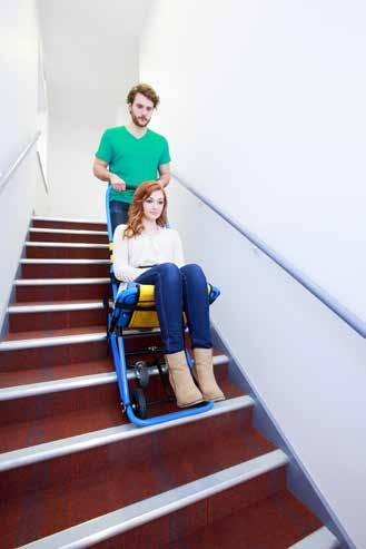 In the event of an emergency such as an earthquake or a fire, elevators should not be used in multi-storey buildings, therefore people with a disability or who are injured may become trapped.
