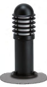 NiteLED Dome Bollard 200 Lumens 8.5W LED Direct 42W halogen GLS replacement Over 75% energy saving 8.