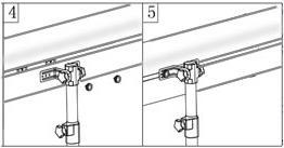 Diagram 1: Bracket Assembly Diagram 2: Wall Mounting Position Diagram 3: Installation using a stand: The Amalfi may be installed on its own stand (available separately).