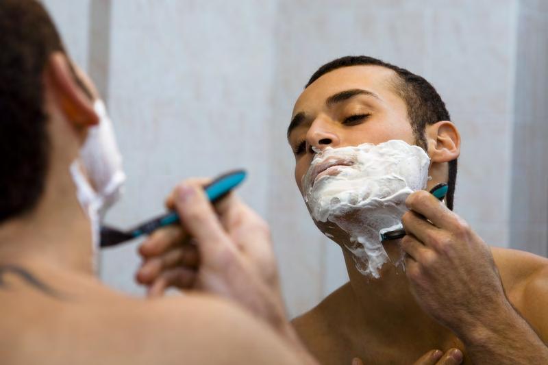 Shaving Blades Because hard water tends to leave behind deposits and soap scum these deposits dull your razor blades faster due to the buildup left behind.