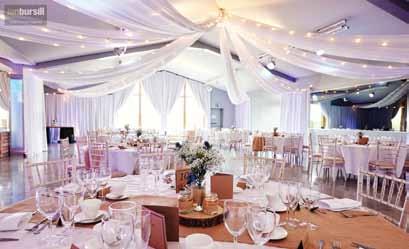- Fairy light strings can then be run along the edges of the drape or in between the voile to highlight the drape lines.