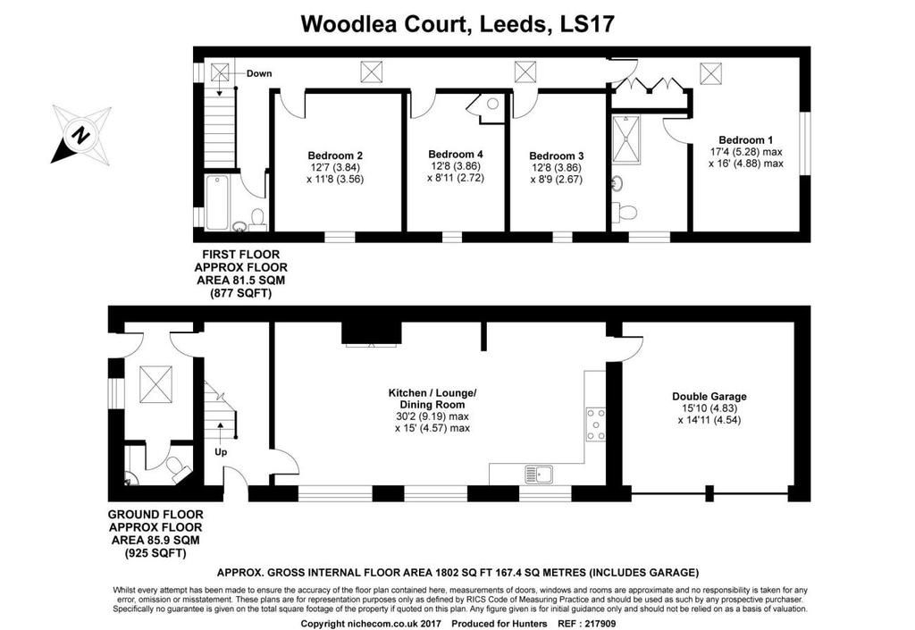 Woodlea Cottage, Woodlea Court, Shadwell, Leeds, LS17 8BE 400,000 Energy Performance Certificate The energy efficiency rating is a measure of the overall efficiency of a home.